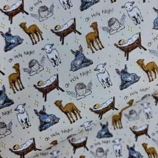 Christmas 031 Canvas Fabric Sheet A4 280gsm