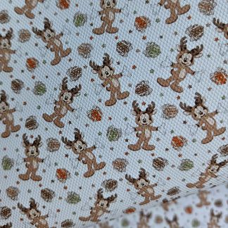 Christmas 050 Canvas Fabric Sheet A4 280gsm