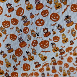 Halloween 058 Canvas Fabric Sheet A4 280gsm