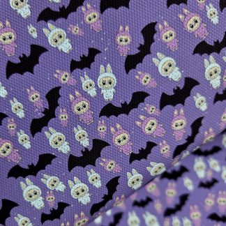 Halloween 102 Canvas Fabric Sheet A4 280gsm