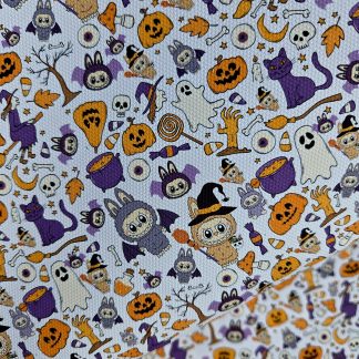 Halloween 108 Canvas Fabric Sheet A4 280gsm