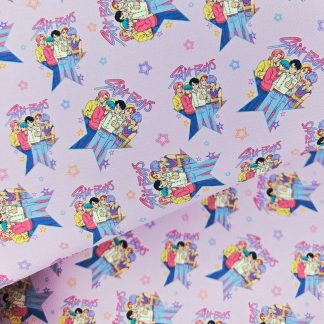 K Pop 004 Canvas Fabric Sheet A4 280gsm