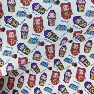 K Pop 009 Canvas Fabric Sheet A4 280gsm