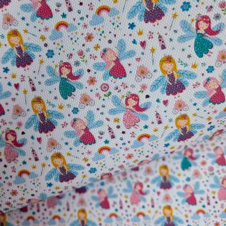 Fairies 001 Canvas Fabric Sheet A4 280gsm