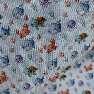 Animals 004 Canvas Fabric Sheet