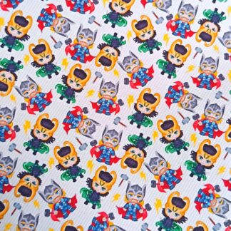 Heroes 001 Canvas Fabric Sheet