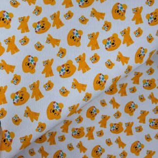 Pudsey 001 Canvas Fabric Sheet