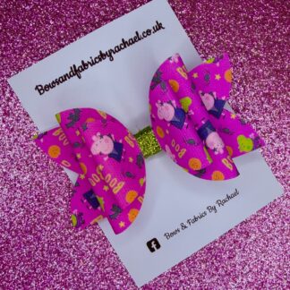Piggie Halloween 001 Hair Bow