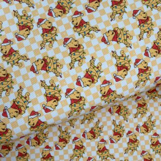 Pooh Christmas 006 Canvas Fabric Sheet