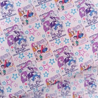 K Pop 028 Canvas Fabric Sheet A4 280gsm
