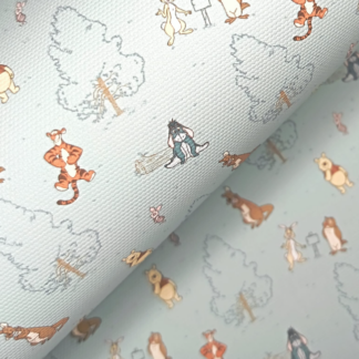 Pooh 025 Canvas Fabric Sheet
