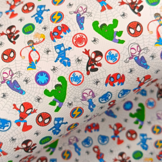 Heroes 010 Canvas Fabric Sheet