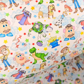 Pixar Movies 004 Canvas Fabric Sheet