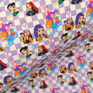K Pop 026 Canvas Fabric Sheet