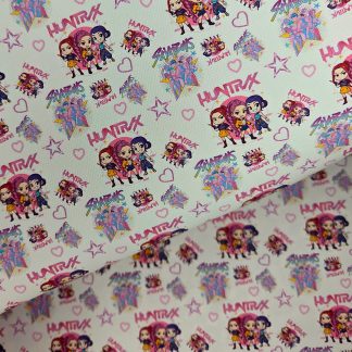 K Pop 027 Canvas Fabric Sheet A4 280gsm