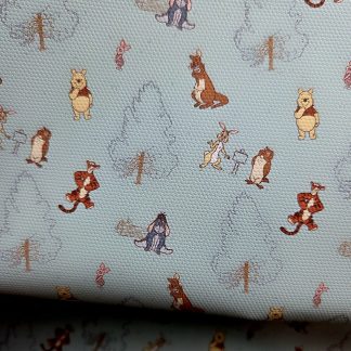 Friends In The Woods 006 Canvas Fabric Sheet A4 280gsm