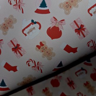 Christmas 083 Canvas Fabric Sheet A4 280gsm