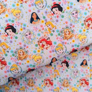 Princess 005 Canvas Fabric Sheet A4