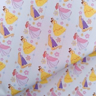 Princess 002 Canvas Fabric Sheet A4