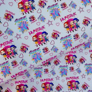 K Pop 027 Canvas Fabric Sheet