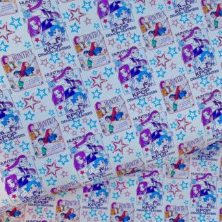 K Pop 028 Canvas Fabric Sheet
