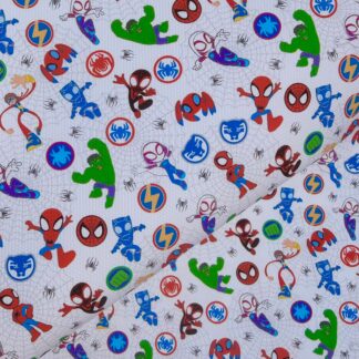 Heroes 010 Canvas Fabric Sheet
