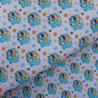 Blue Dog 035 Canvas Fabric Sheet