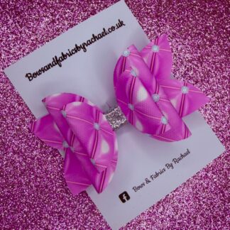 Pink Jewels 001 Hair Bow