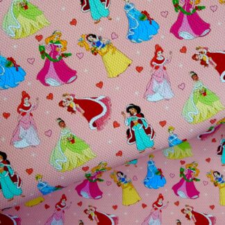 Princess Christmas 002 Canvas Fabric Sheet