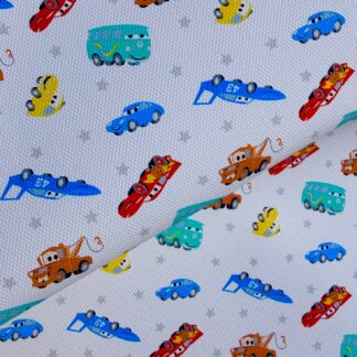 Cars 002 Canvas Fabric Sheet
