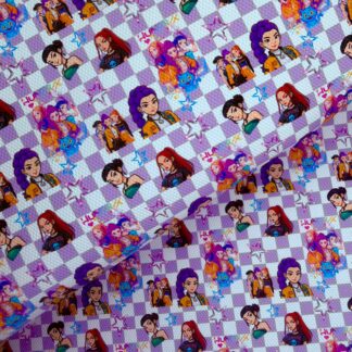 K Pop 026 Canvas Fabric Sheet