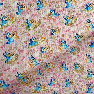 Blue Dog 065 Canvas Fabric Sheet