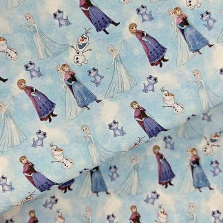 Disney Movies 011 Canvas Fabric Sheet A4 280gsm