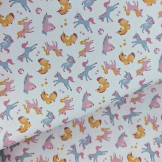 Unicorn 003 Canvas Fabric Sheet A4 280gsm