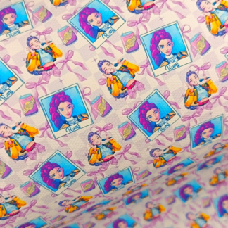 K Pop 047 Canvas Fabric Sheet