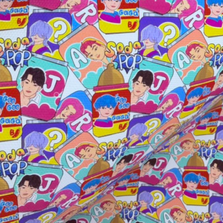 K Pop 042 Canvas Fabric Sheet