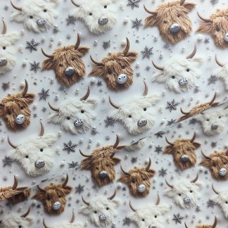 Christmas 094 Canvas Fabric Sheet A4 280gsm