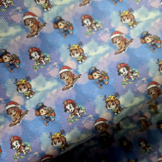 Christmas 135 Canvas Fabric Sheet A4