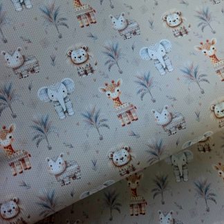 Animals 017 Canvas Fabric Sheet