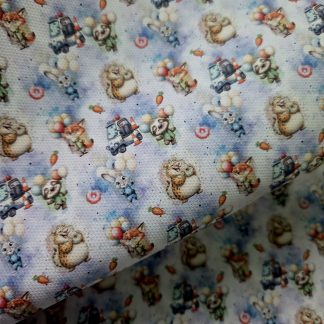 Disney Movies 023 Canvas Fabric Sheet A4