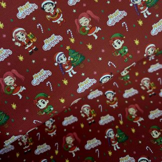 Christmas 149 Canvas Fabric Sheet A4