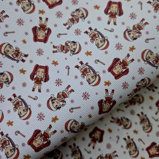 Christmas 150 Canvas Fabric Sheet A4 280gsm