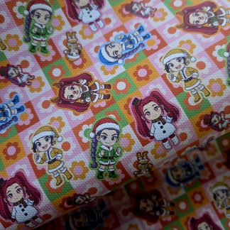 Christmas 147 Canvas Fabric Sheet A4