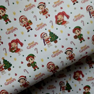 Christmas 141 Canvas Fabric Sheet A4 280gsm