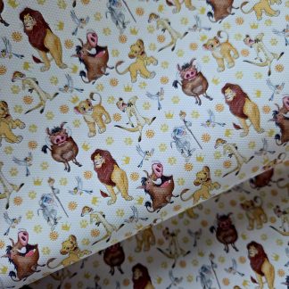 Disney Movies 029 Canvas Fabric Sheet A4 280gsm