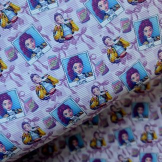 K Pop 047 Canvas Fabric Sheet A4 280gsm