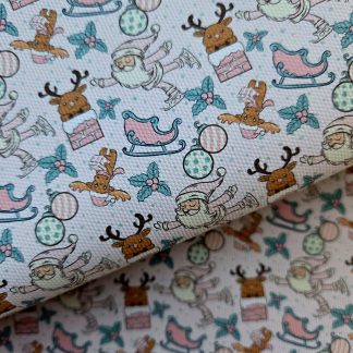 Christmas 155 Canvas Fabric Sheet A4