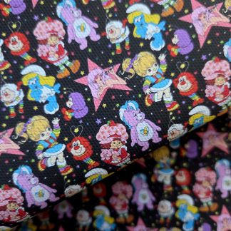 Retro Shows 002 Canvas Fabric Sheet A4