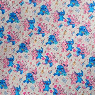 Disney Valentines 014 Canvas Fabric Sheet