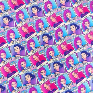 K Pop 044 Canvas Fabric Sheet